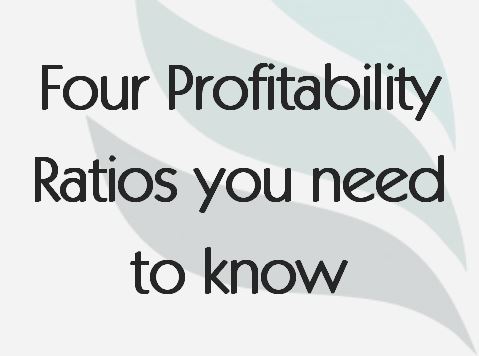 Read more about the article Four Profitability Ratios you need to know
