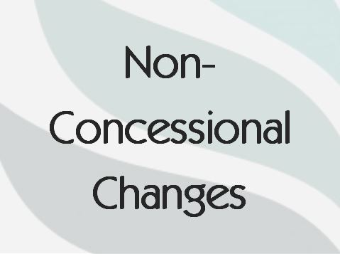 Read more about the article Non-Concessional Changes