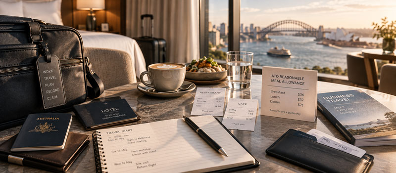 Travel allowance rates 2026–27 and ATO meal allowances