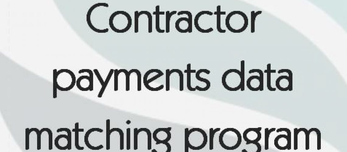 contractor-payments-data-matching-program