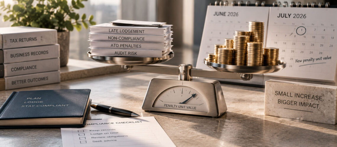 Penalty units increase and ATO compliance penalties